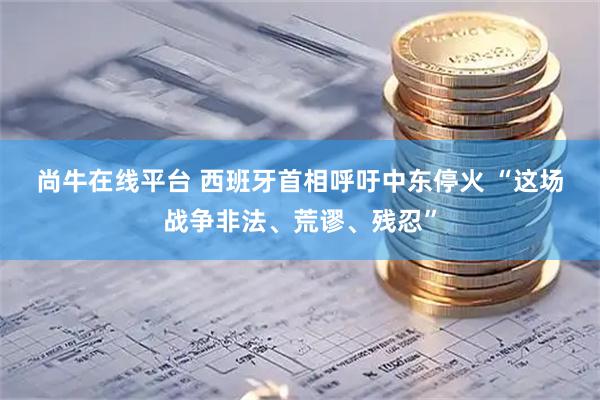 尚牛在线平台 西班牙首相呼吁中东停火 “这场战争非法、荒谬、残忍”